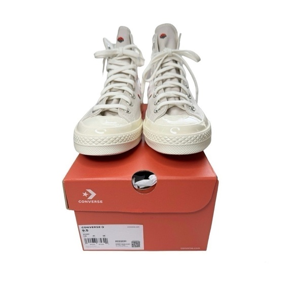 CONVERSE Chuck 70 Floral Embroidery High Top Sneaker size 9.5 - Picture 4 of 16